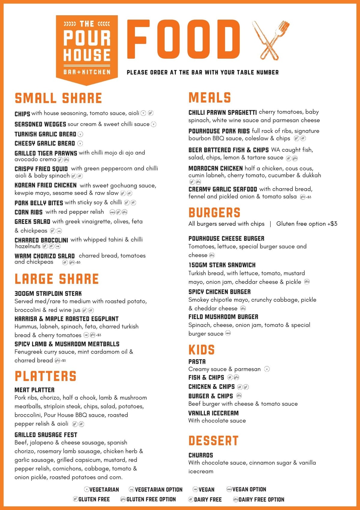 Eat – The Pour House