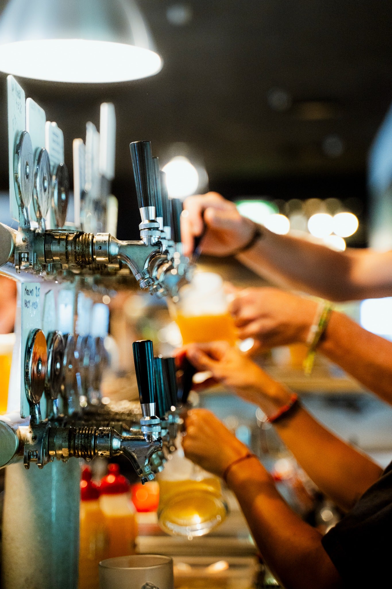 Cold beer at The Pour House
